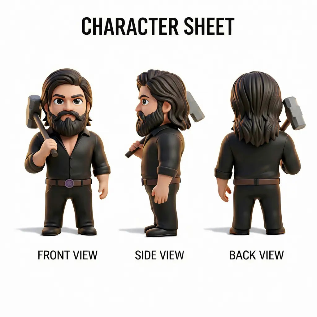 KGF Yash Model Boo! Customization