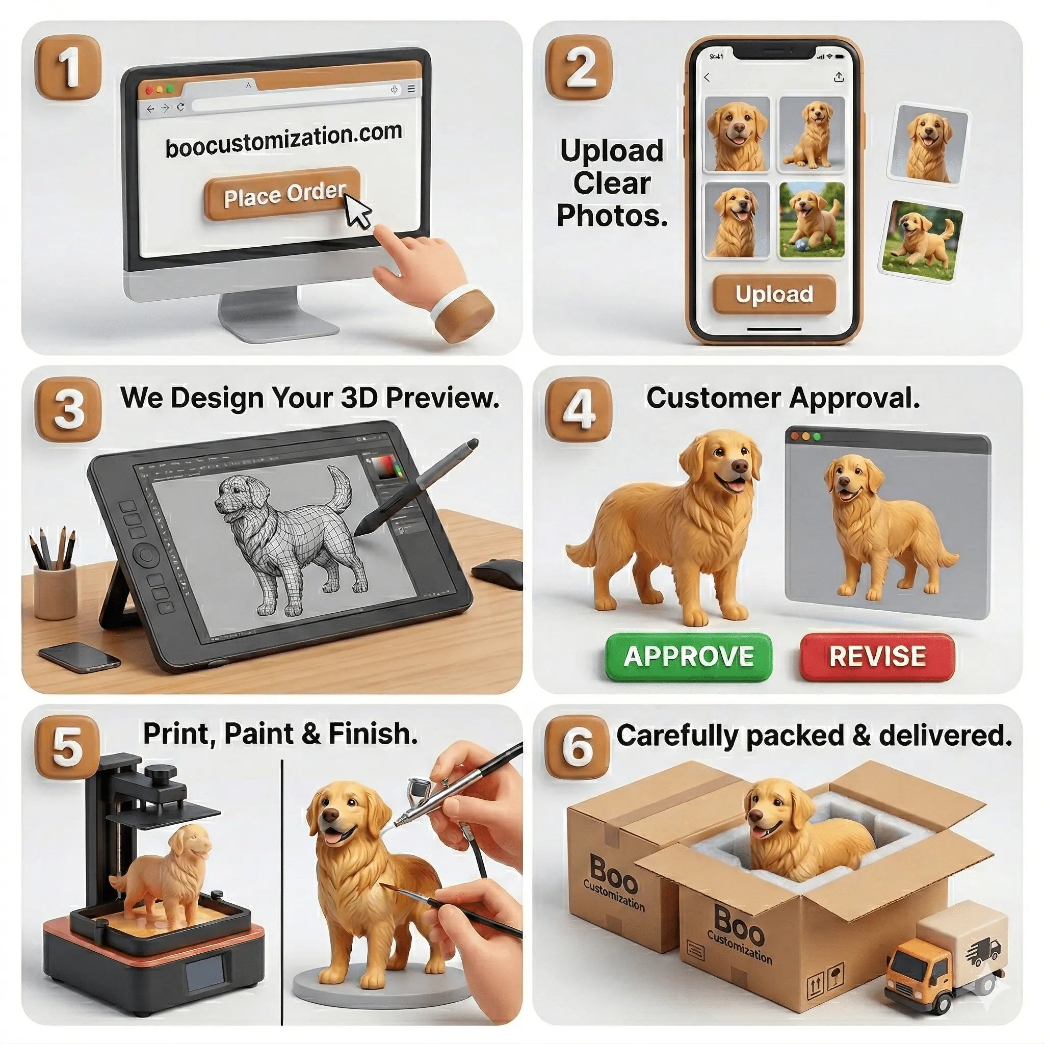 Couple_3D_Model - Boo_customization - Single_3D_Model