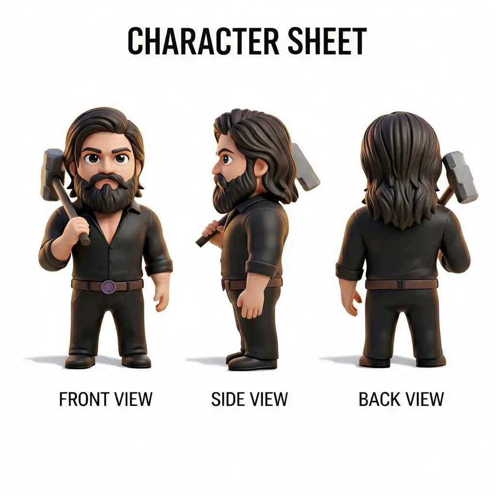 KGF Yash Model - Boo! Customization